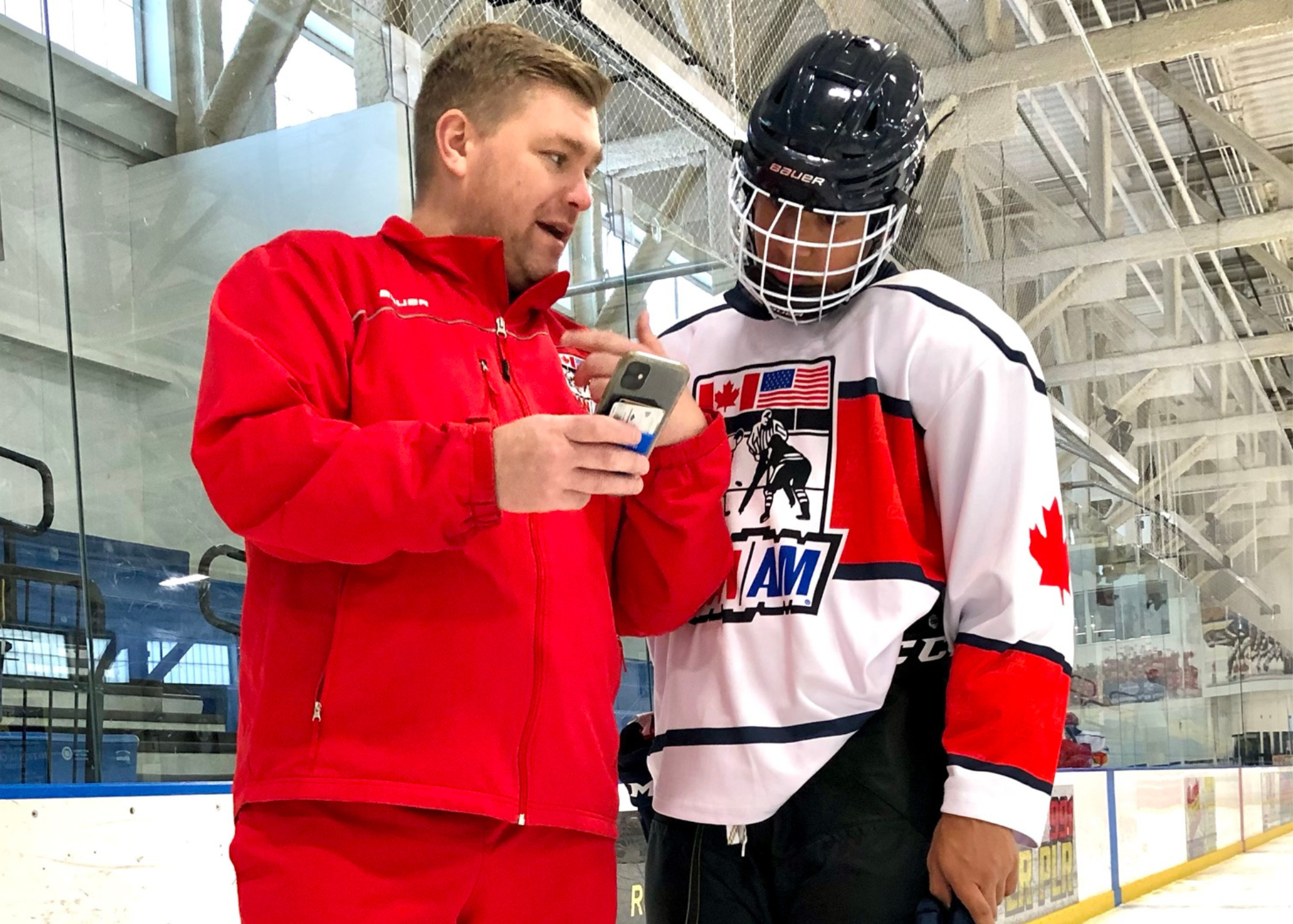 Coach Giving Instant Video Feedback