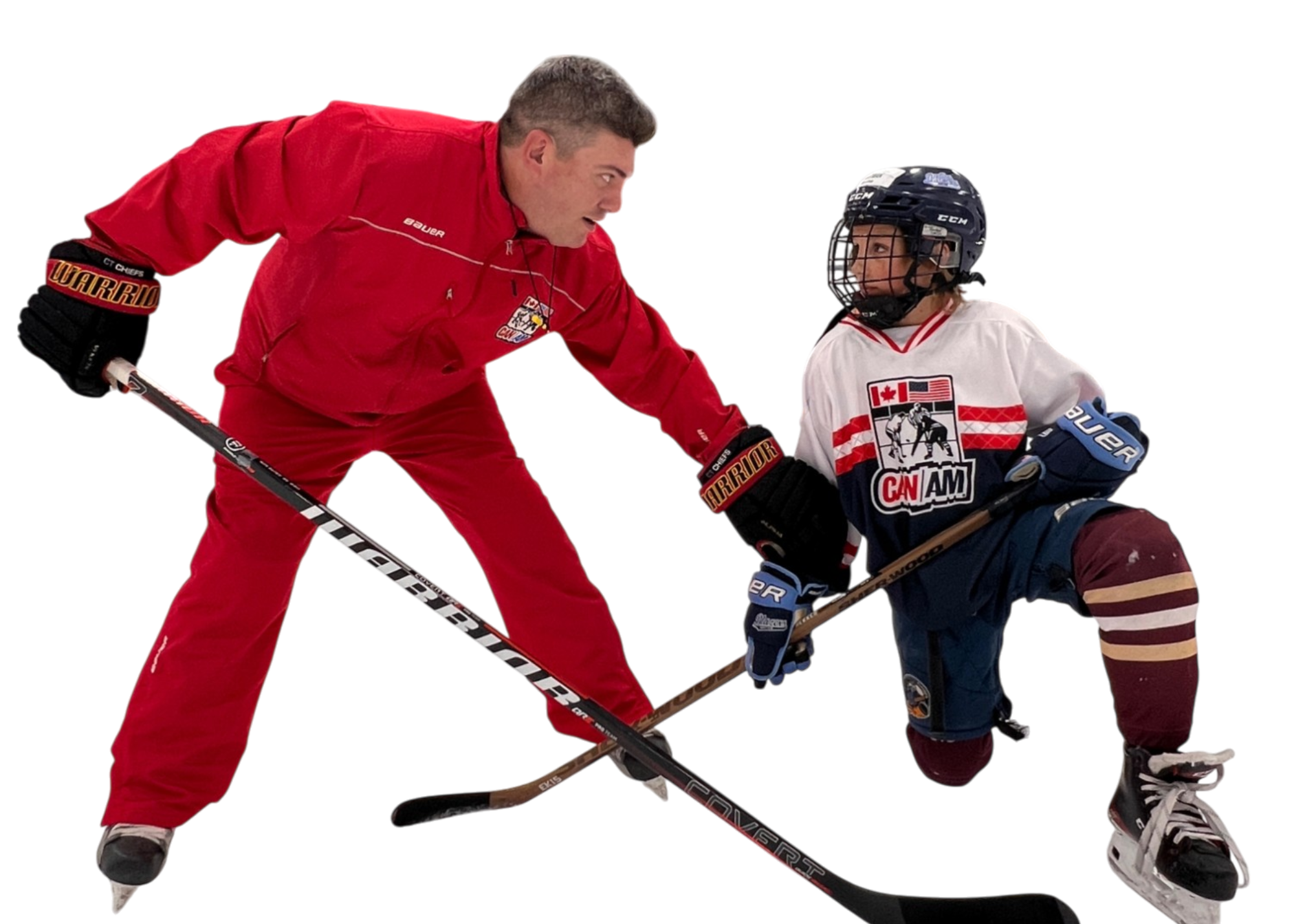 Coach Teaching Shooting Technique